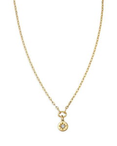 ���[�� & ���h�E ���f�B�[�X �A�N�Z�T���[ �l�b�N���X�E�`���[�J�[�E�y���_���g�g�b�v ���[�X Moon & Meadow 14K Yellow Gold Lab Grown Diamond Star Necklace 0.05 tcw Gold �S�[���h