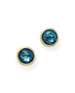 �}���R �r�`�F�S ���f�B�[�X �A�N�Z�T���[ �s�A�X�E�C�������O Marco Bicego 18K Yellow Gold Jaipur London Blue Topaz Stud Earrings Blue/Gold �u���[