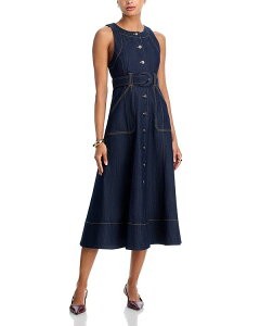 �T���N �Z�v�g ���f�B�[�X �g�b�v�X �����s�[�X Cinq Sept Cezanne Dress Indigo �C���f�B�S