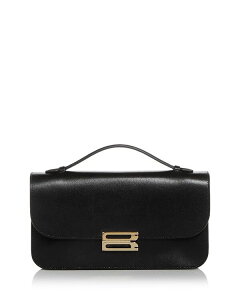 ���B�N�g���A �x�b�J�� ���f�B�[�X �o�b�O �~�j ���U�[ Victoria Beckhamini Dorian Leather Shoulder Bag Black �u���b�N