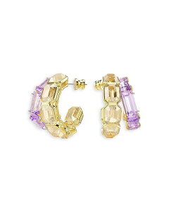 �X�����t�X�L�[ ���f�B�[�X �A�N�Z�T���[ �s�A�X�E�C�������O Swarovski Millenia Hoop Earrings Purple/Gold �p�[�v��