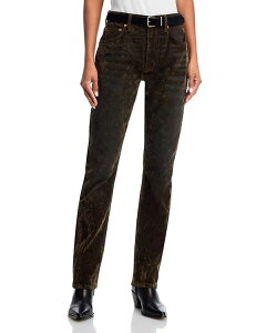 ���_�� ���f�B�[�X �{�g���X �f�j���p���c �W�[���Y RE/DONE The Blondie High Rise Jeans in Olive Branch Flocked Olive Branch Flocked �I���[�u