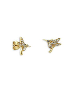 �V�h�j�[�G���@�� ���f�B�[�X �A�N�Z�T���[ �s�A�X�E�C�������O Sydney Evan 14K Yellow Goldiamond & Sapphire Hummingbird Stud Earrings Gold �S�[���h