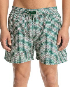 �V���J�C �����Y ���� �n�[�t�p���c�E�V���[�c SIMKHAI Lowell Patterned Swim Trunks Kelly Green Foulard Print �O���[��