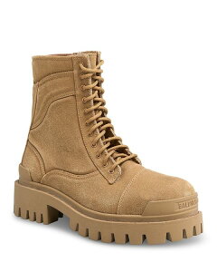 �o�����V�A�K ���f�B�[�X �V���[�Y �u�[�c�E���C���u�[�c Balenciaga Men's Combat Strike L20 Boots Brown �u���E��