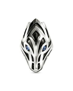 �W�����E�n�[�f�B�[ �����Y �A�N�Z�T���[ �����O JOHN HARDY Men'sterling Silver Naga Blue Sapphire Dragon Ring Silver �V���o�[