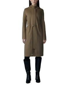 �}�b�J�[�W�� ���f�B�[�X �A�E�^�[ �R�[�g �E�[�� Mackage Blithe Belted Wool Coat Light Camel �L������