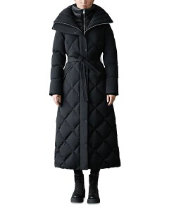 �}�b�J�[�W�� ���f�B�[�X �A�E�^�[ �R�[�g Mackage Laurella 2-in-1 Light Belted Coat Black �u���b�N