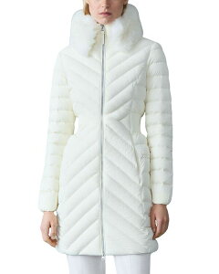 �}�b�J�[�W�� ���f�B�[�X �A�E�^�[ �R�[�g �_�E�� Mackage Lyrishearling Collar Puffer Down Coat Cream �N���[��