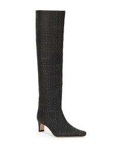 �X�^�E�h ���f�B�[�X �V���[�Y �u�[�c�E���C���u�[�c �g�[�� STAUD Women's Woven Wally Tall Boots Espresso Woven