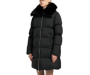���[�X�i�b�N�� ���f�B�[�X �A�E�^�[ �R�[�g �_�E�� Moose Knuckles Belle Dune Shearling Trim Down Coat Black �u���b�N
