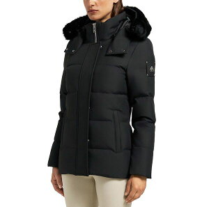 ���[�X�i�b�N�� ���f�B�[�X �A�E�^�[ �R�[�g �_�E�� Moose Knuckles Cloud Puffer Down Coat Black w/ Black �u���b�N