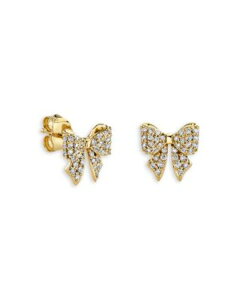 �V�h�j�[�G���@�� ���f�B�[�X �A�N�Z�T���[ �����O Sydney Evan 14K Yellow Goldiamond Bow Ribbon Stud Earringold �S�[���h