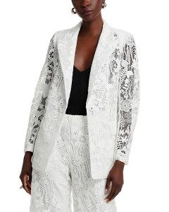 �E���K�� ���f�B�[�X �A�E�^�[ �W���P�b�g�E�u���]�� Ungaro Arya Jacket White �z���C�g