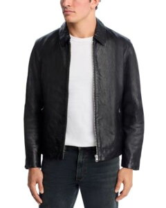 ���O�A���h�{�[�� �����Y �A�E�^�[ �W���P�b�g�E�u���]�� ���U�[ rag & bone Melrose Leather Jacket Black �u���b�N