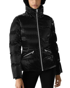 �}�b�J�[�W�� ���f�B�[�X �A�E�^�[ �W���P�b�g�E�u���]�� �_�E�� Mackage Madalyn Glo High Gloss Down Jacket Black �u���b�N