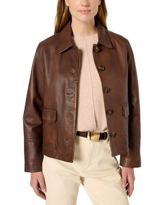 �W�F�����h�E�_���� ���f�B�[�X �A�E�^�[ �W���P�b�g�E�u���]�� ���U�[ Gerardarel Naima Leather Jacket Brown �u���E��