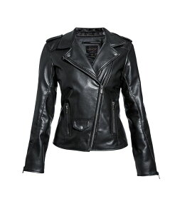 �G�[�G�X�o�C�f�B�[�G�t ���f�B�[�X �A�E�^�[ �W���P�b�g�E�u���]�� ���U�[ AS by DF Cult Recycled Leather Jacket Black �u���b�N