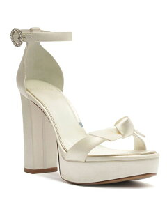 �A���N�T���h���o�[�h�}�� ���f�B�[�X �V���[�Y �T���_�� �v���b�g�t�H�[�� Alexandre Birman Women's Clarita Platform Bridal 120 Sandals Bianco