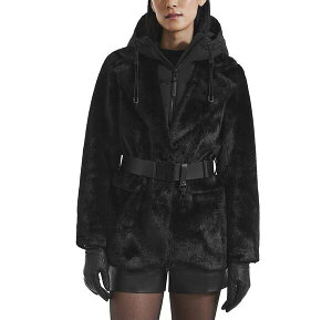 ���h�T�b�N ���f�B�[�X �A�E�^�[ �W���P�b�g�E�u���]�� �_�E�� Rudsak Aspen Faux Fur Jacket With Removable Down Hood Black �u���b�N