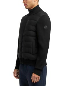 ���[�X�i�b�N�� �����Y �A�E�^�[ �W���P�b�g�E�u���]�� �_�E�� Moose Knuckles Kamet Hybridown Jacket Black/ Black �u���b�N