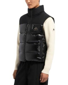 ���[�X�i�b�N�� �����Y �A�E�^�[ �x�X�g �L���e�B���O �_�E�� Moose Knuckles Victory Peak Quiltedown Vest Black �u���b�N
