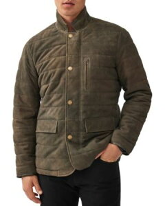 ���b�h�A���h�O�� �����Y �A�E�^�[ �W���P�b�g�E�u���]�� �L���e�B���O ���U�[ Rodd & Gunn Savill Road Quilted Leather Jacket Fawn