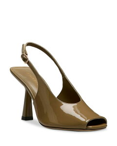 �X�`���A�[�g ���C�c�}�� ���f�B�[�X �V���[�Y �T���_�� Stuart Weitzman Women's Val 85 Slingback Sandals Golden Olive �I���[�u