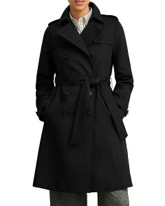 �z�b�u�X�����h�� ���f�B�[�X �A�E�^�[ �R�[�g �v�` HOBBS LONDON Petite Skylar Trench Coat Black �u���b�N