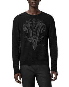 �W�����o���x�C�g�X �����Y �A�E�^�[ �j�b�g�E�Z�[�^�[ John Varvatos Delroy Anniversary Sweater Black �u���b�N