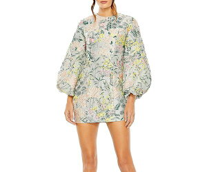 �}�b�N�_�K�� ���f�B�[�X �g�b�v�X �����s�[�X �~�j Mac Duggal Brocade Mini Dress Pastel Multi �}���`�J���[