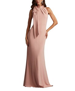 �^�_�V�V���[�W ���f�B�[�X �g�b�v�X �����s�[�X �z���^�[ Tadashi Shoji Simshoulder Bow Halter Gown Pink �s���N