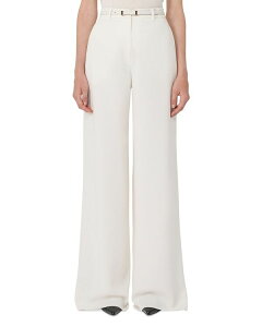 �}�b�N�X�}�[�� ���f�B�[�X �{�g���X �J�W���A���p���c Max Mara Studio Jez Trousers Ivory �A�C�{���[