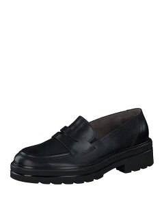 �|�[���E�O���[�� ���f�B�[�X �V���[�Y �X���b�|���E���[�t�@�[ ���U�[ Paul Green Women'samone Patent Leather Loafer Flats Black Brush Leather �u���b�N