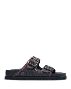 �r���P���V���g�b�N ���f�B�[�X �V���[�Y �T���_�� Birkenstock Women's Arizona Stone Washed Sandals Dark Denim �f�j��