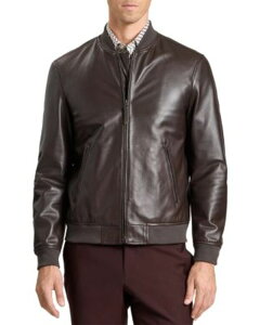�e�b�h�x�[�J�[ �����Y �A�E�^�[ �W���P�b�g�E�u���]�� ���U�[ Ted Baker Waggoner Leather Bomber Jacket Chocolate �`���R���[�g