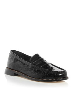 �t���_�T���o�h�[�� ���f�B�[�X �V���[�Y �X���b�|���E���[�t�@�[ Freda Salvador Women's Elba Penny Loafers Black Croc �u���b�N
