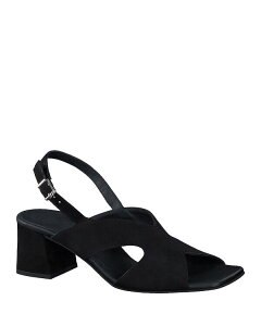 �|�[���E�O���[�� ���f�B�[�X �V���[�Y �T���_�� Paul Green Women's Verona Slingback Sandals Black Suede �u���b�N