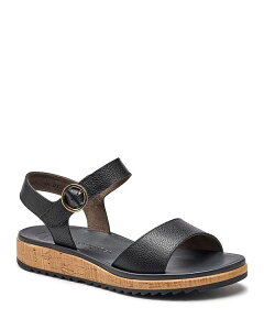 �|�[���E�O���[�� ���f�B�[�X �V���[�Y �T���_�� Paul Green Women's Tippi Sandals Black Leather �u���b�N