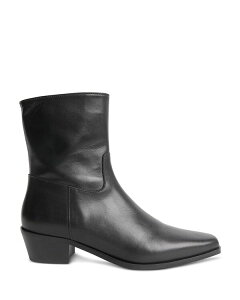 �z�C�b�X���Y ���f�B�[�X �V���[�Y �u�[�c�E���C���u�[�c �A���N�� ���U�[ Whistles Women's Western Leather Ankle Boots Black �u���b�N