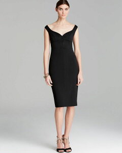 �u���b�N�n�� ���f�B�[�X �g�b�v�X �����s�[�X Black Halo Dress - Ally Sweetheart Neckline Sheath Black �u���b�N