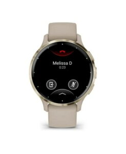 �K�[�~�� �����Y �A�N�Z�T���[ �r���v Garmin Venu 3S Watch French Gray + Soft Gold-Tone �S�[���h