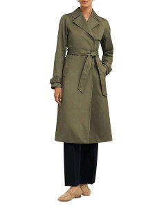 �z�b�u�X�����h�� ���f�B�[�X �A�E�^�[ �R�[�g HOBBS LONDON Rhian Trench Coat Olive Green �O���[��