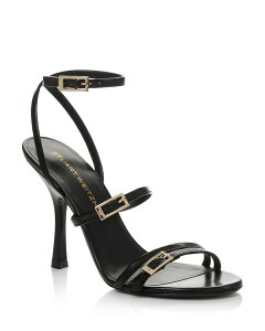 �X�`���A�[�g ���C�c�}�� ���f�B�[�X �V���[�Y �T���_�� Stuart Weitzman Women's Georgie 100 Sandals Black �u���b�N
