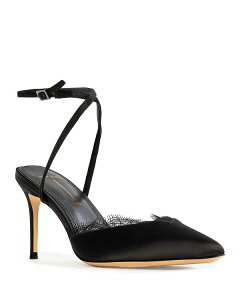 �u���b�N�X�G�[�h�X�^�W�I ���f�B�[�X �V���[�Y �p���v�X �A���N�� ���[�X Black Suede Studio Women's Lacey Ankle Strapumps Black �u���b�N