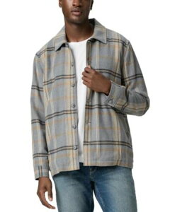 �y�C�W �����Y �A�E�^�[ �W���P�b�g�E�u���]�� �����b�N�X�t�B�b�g PAIGE Telford Plaid Relaxed Fit Jacket Blue Ash Plaid �A�b�V��