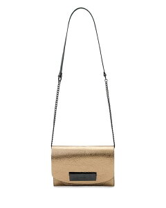 �I�[���Z�C���c ���f�B�[�X �o�b�O ���U�[ ALLSAINTS Etta Leather Crossbody Warm Brass