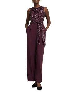 �z�b�u�X�����h�� ���f�B�[�X �g�b�v�X �W�����v�X�[�c HOBBS LONDON Zuri Jumpsuit Onyx Red ���b�h