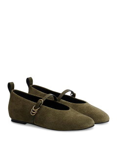 ���O�A���h�{�[�� ���f�B�[�X �V���[�Y �p���v�X rag & bone Women'spire Mary Jane Flats Olive Suede �I���[�u