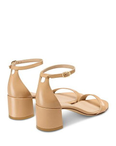 �X�`���A�[�g ���C�c�}�� ���f�B�[�X �V���[�Y �T���_�� �q�[�� Stuart Weitzman Women's Nudist 50 Block Heel Sandals Adobe